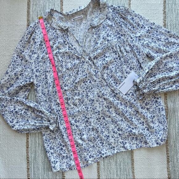 Reformation Amira Johanna Floral Print Pullover Blouse Women’s Small - Picture 6 of 13